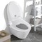 ELECWISH Smart Bidet Toilet Seat with Fully Automatic Adjustment, Stainless Steel Nozzle, Heated Seat, Adjustable Warm Water and Air Dryer, Night Lighting, Power Saving